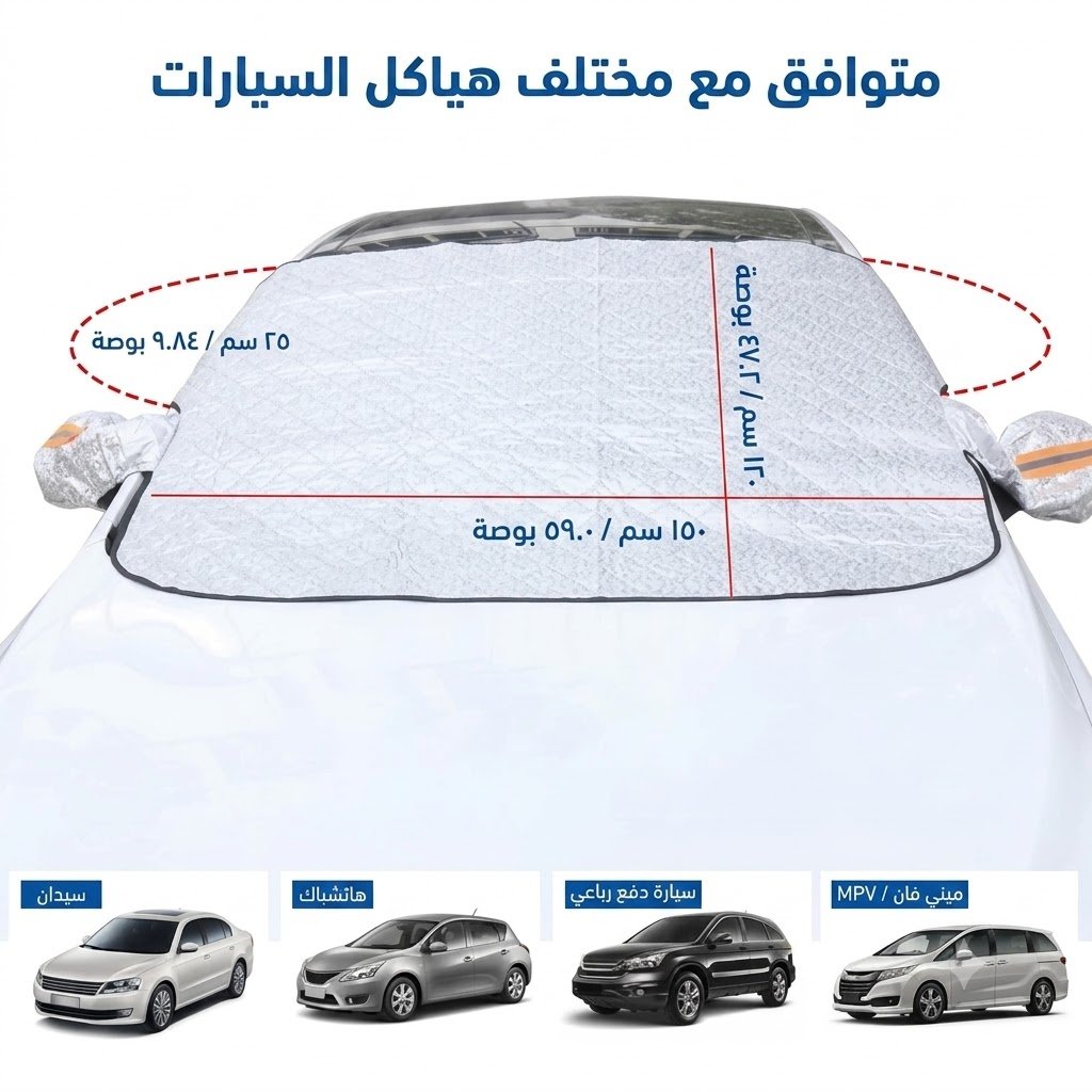 غطاء الزجاج الأمامي 4